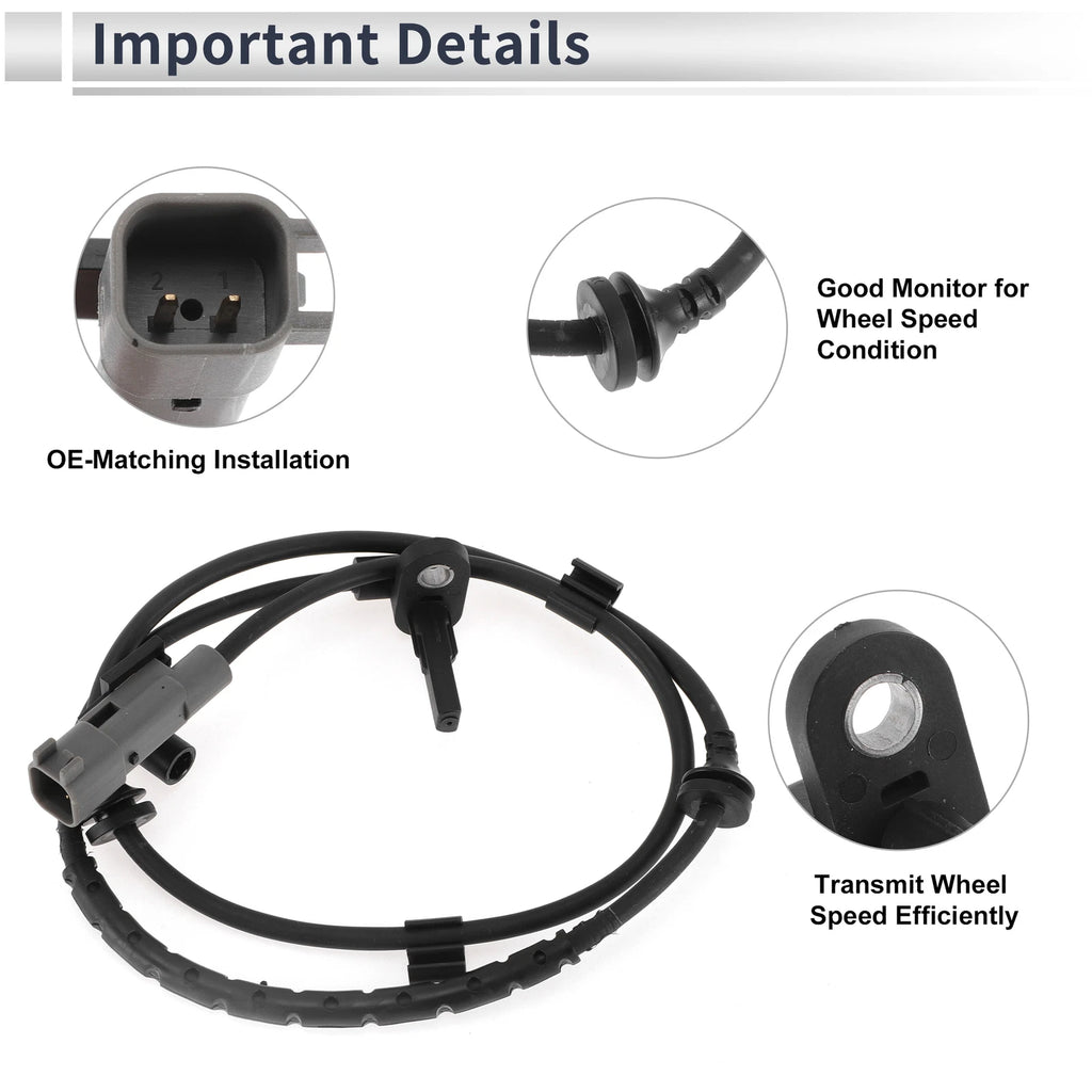 ABS Wheel Speed Sensor No. 94544449 for Chevrolet Sonic (2012–2020) Front Left