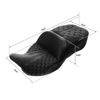 Gel Seat for Harley Touring Road Glide (2009–2023)
