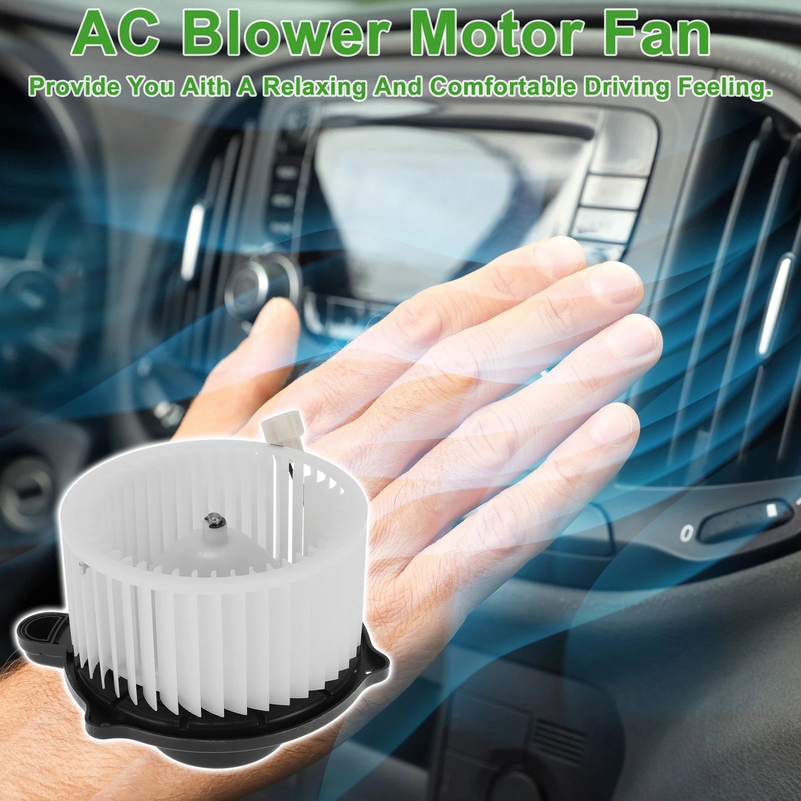HVAC Blower Motor Assembly for Hyundai Elantra 2018–2020 Replacement