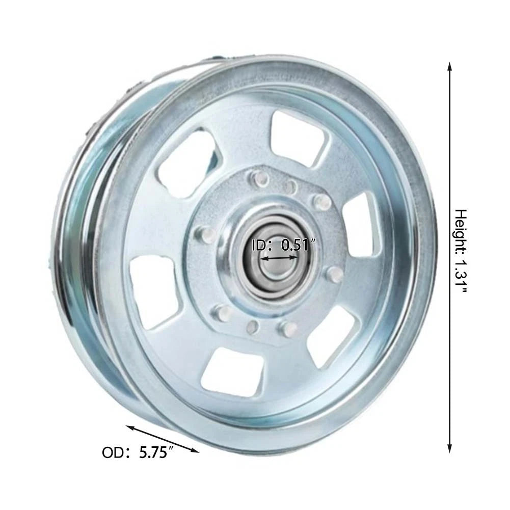 Replacement Idler Wheel for Lawn Mower Decks (48-72 Inch)