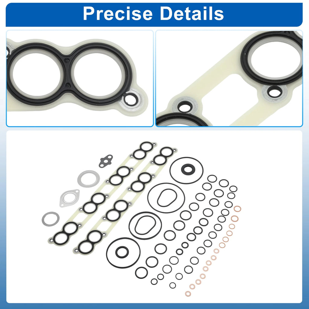 Lower & Upper Intake Manifold Plenum Gasket for Ford E350 E450 (1992–2021)