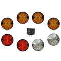 Set of 8 LED Complete Upgrade Light Kit for Land Rover Defender 90/110 (1983–2016)