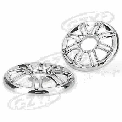 2x Brust Speaker Trim Grill Cover Fit Harley Electra / Street Glide 1996-2013 mo