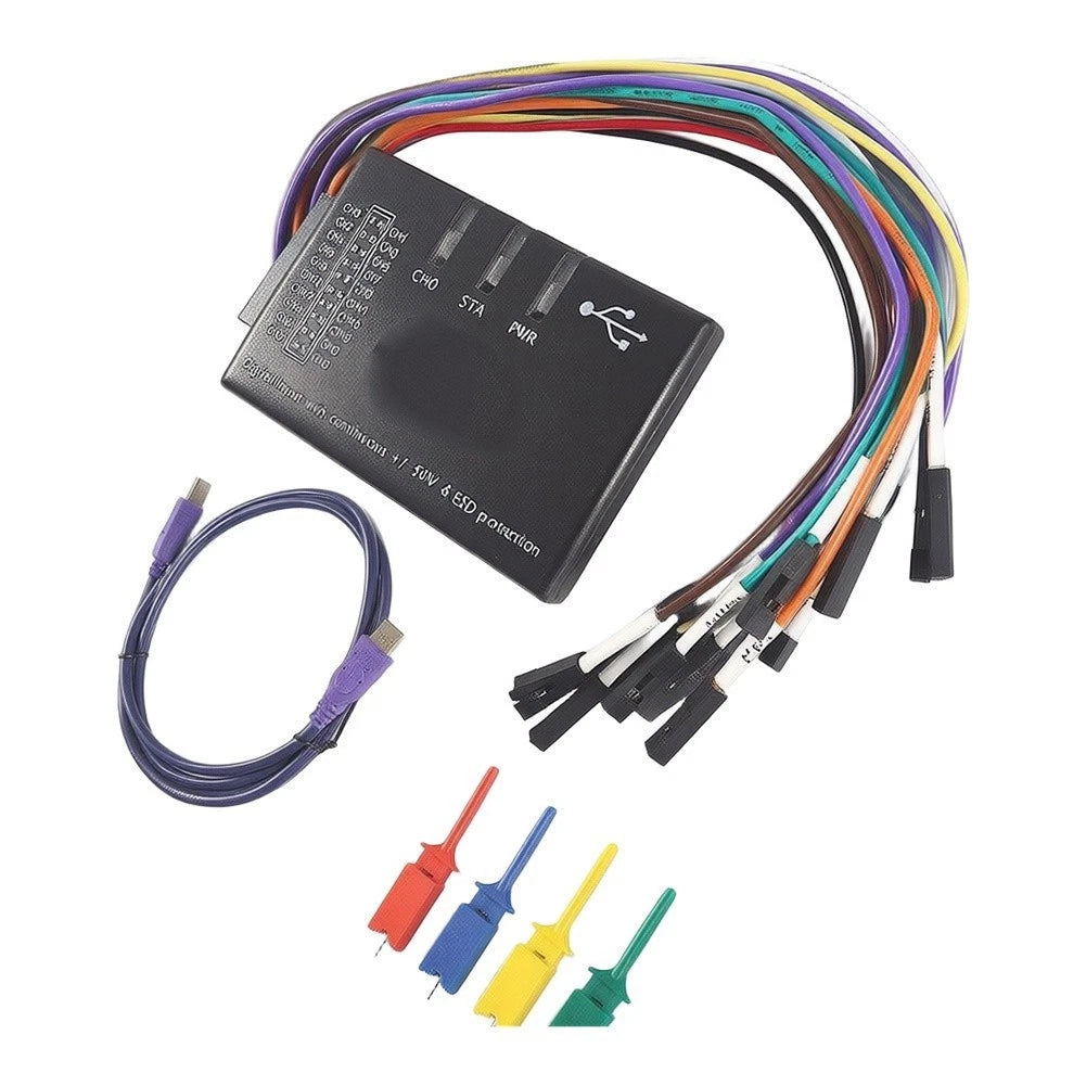 16-Channel USB Logic Analyzer (16MHz Sampling Rate) for Digital Debugging