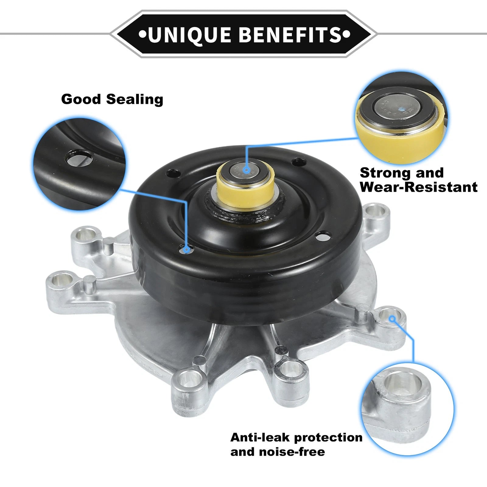 Water Pump Replacement for Chrysler Aspen for Dodge Dakota (2003–2011)