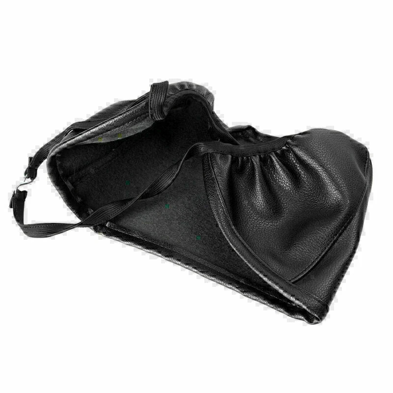 Black Gas Fuel Tank Mini Bra Shield Protector for Harley Dyna (2004–Present)