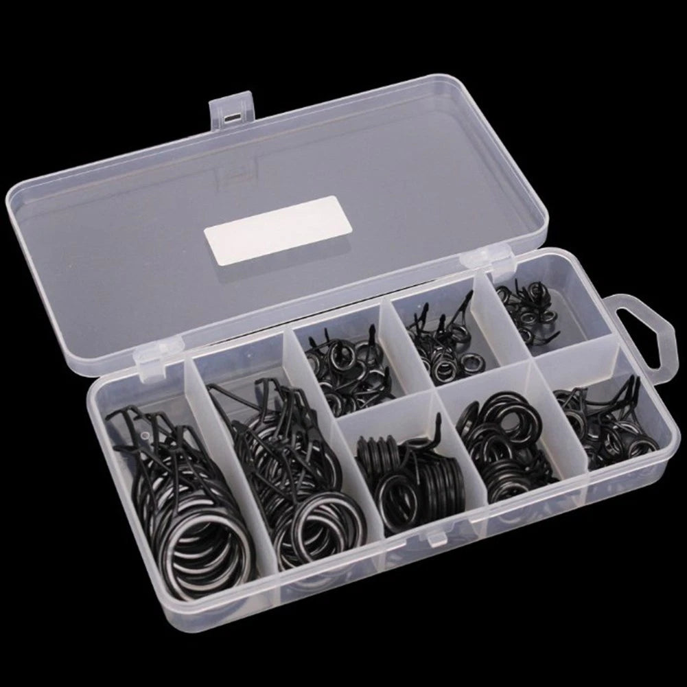 75Pcs Fishing Rod Guide Kit with 8 Size Options for All Applications
