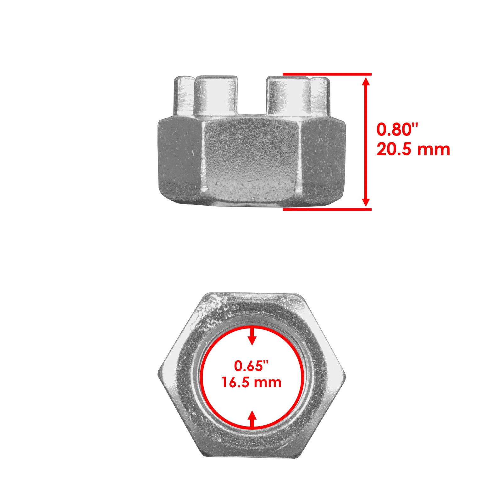 Rear Axle Nuts Replacement for Kawasaki Concours ZG1000A (1995–2004)