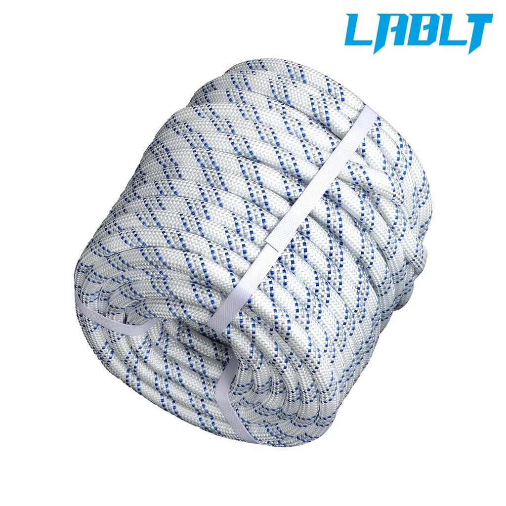 Double Braid Polyester Rope for Arborist Bull Tree Rigging (120ft x 1/2in)