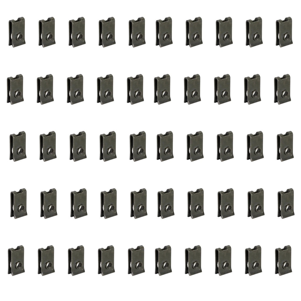50x M5 5mm Motorcycle Fairing Spring Clips U Nut T9