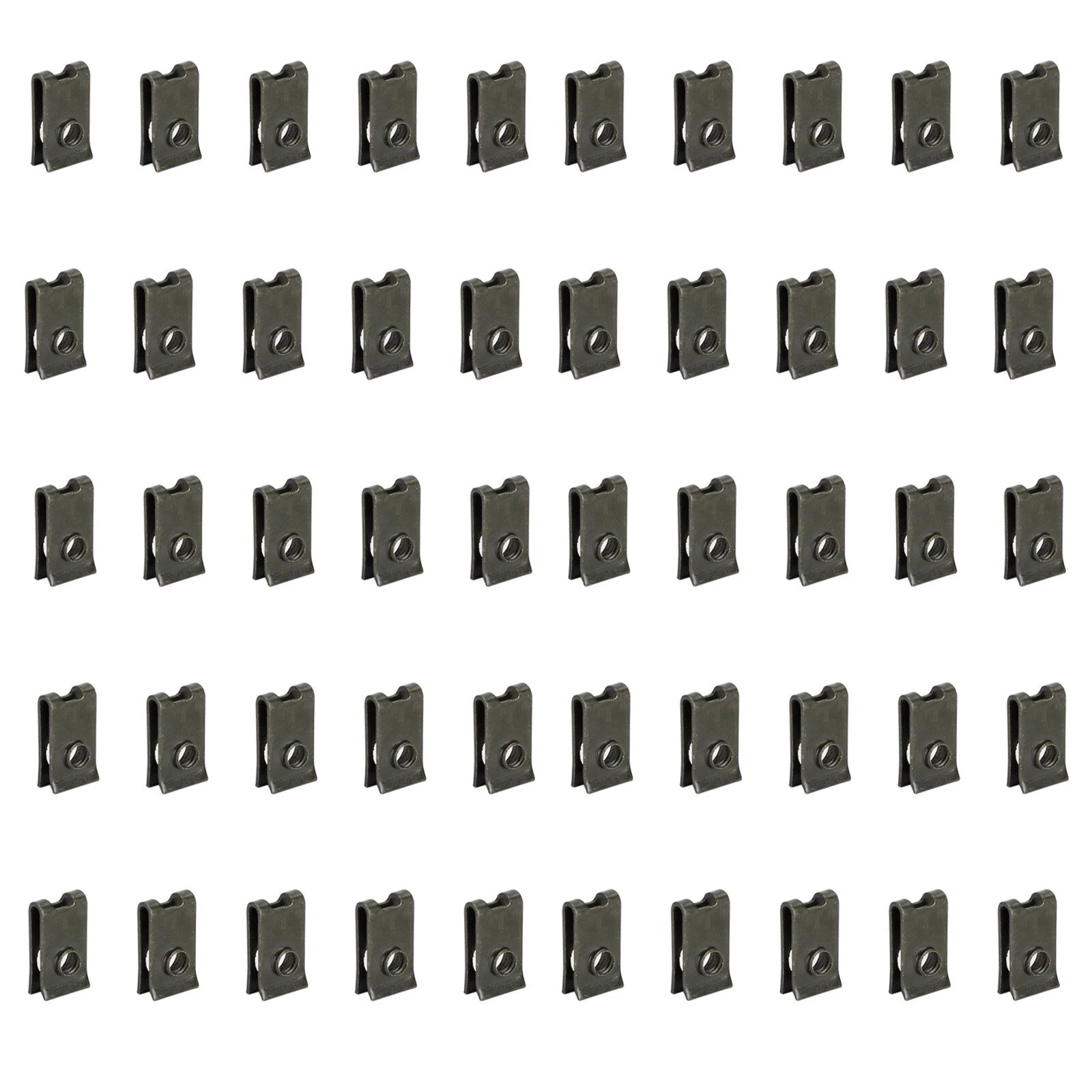 50x M5 5mm Motorcycle Fairing Spring Clips U Nut T9