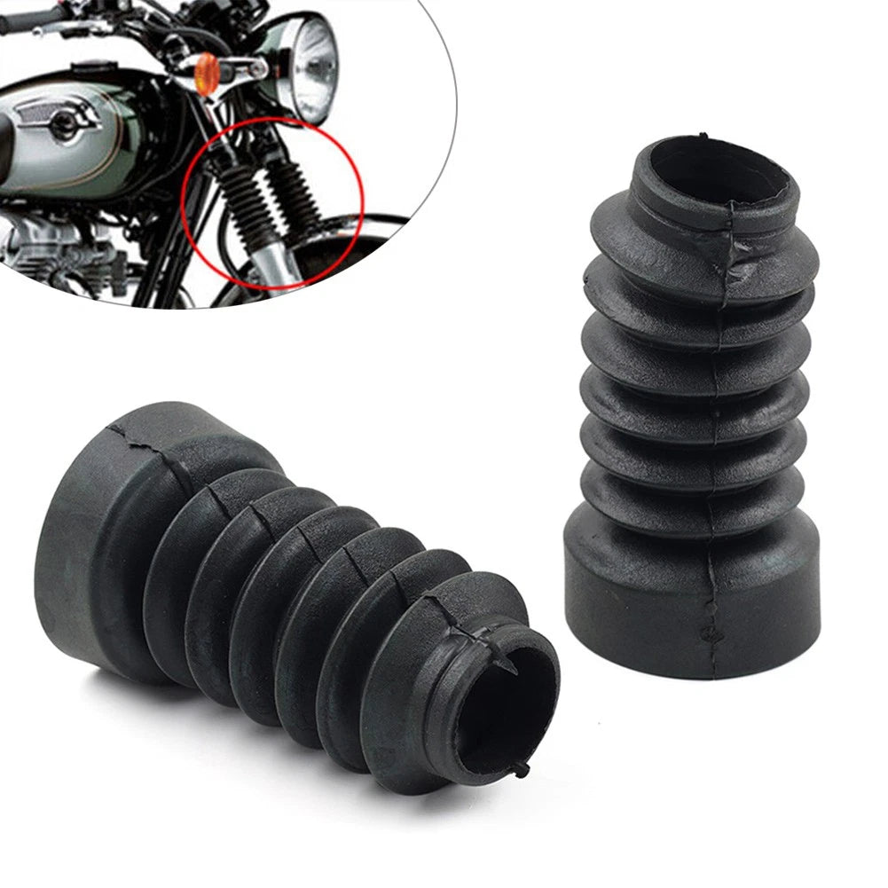 Rubber Fork Dust Cover Gaiters for Yamaha JOG50 JOG90 (1990–2023)