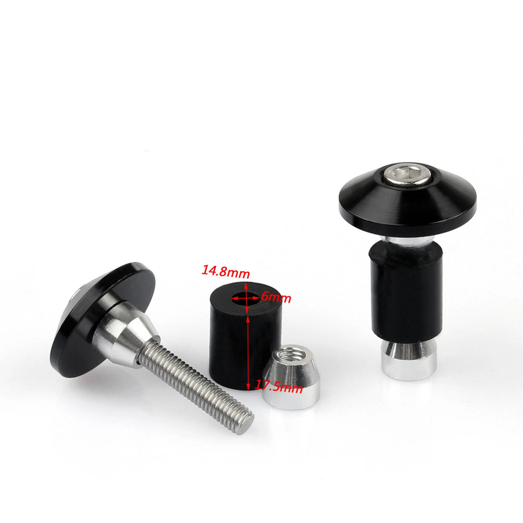 7/8" Handlebar Grips & Bar End Plugs for Universal Motorcycle (T9)