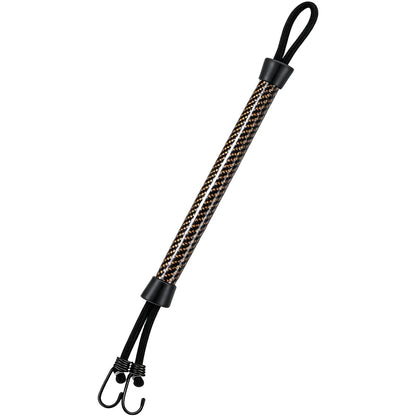 Stainless Steel Double Buckle Bungee Dock Line Set of 2 (16in, 22in)