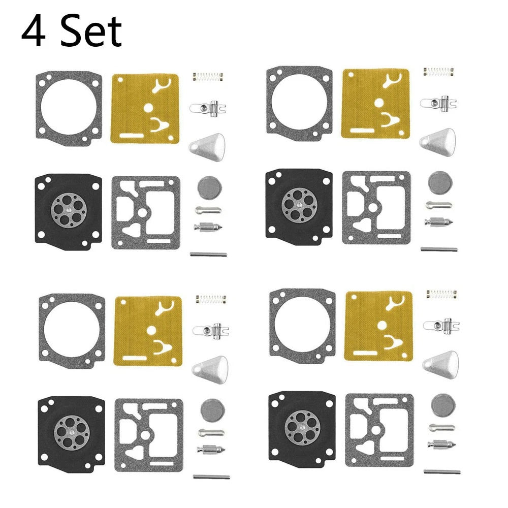 Set of 4 Carburetor Repair Kits for Zama RB-31 Stihl 044 MS360 034 036 Pro