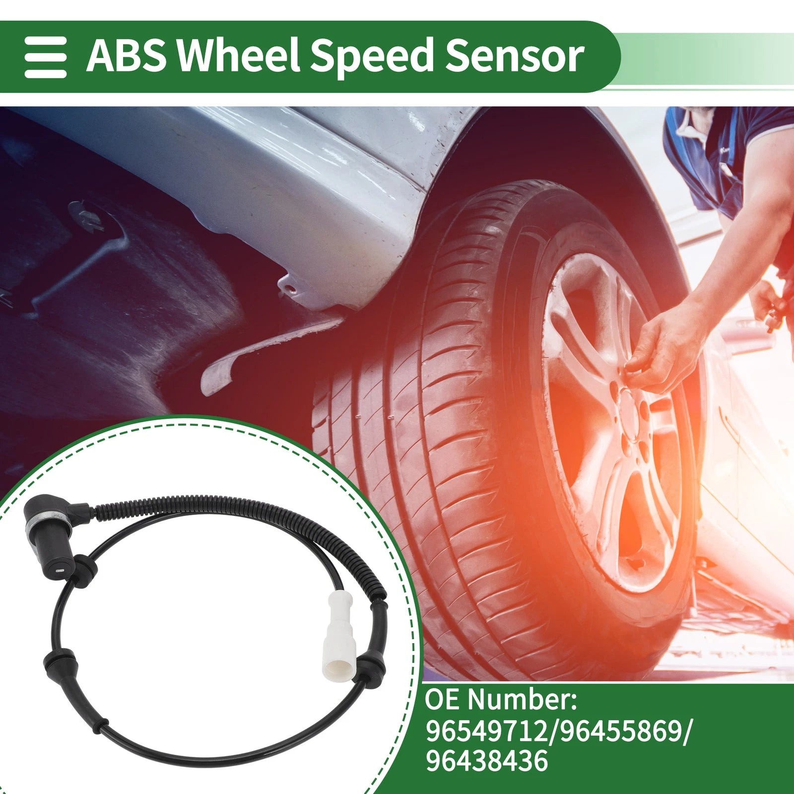ABS Wheel Speed Sensor for Chevrolet Lacetti Front Left (2004–2013)