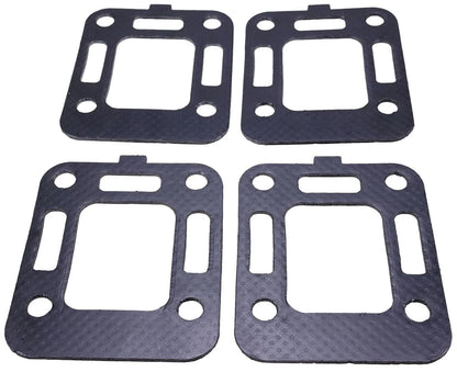 Set of 4 Exhaust Elbow Gaskets for Mercruiser 2.5L