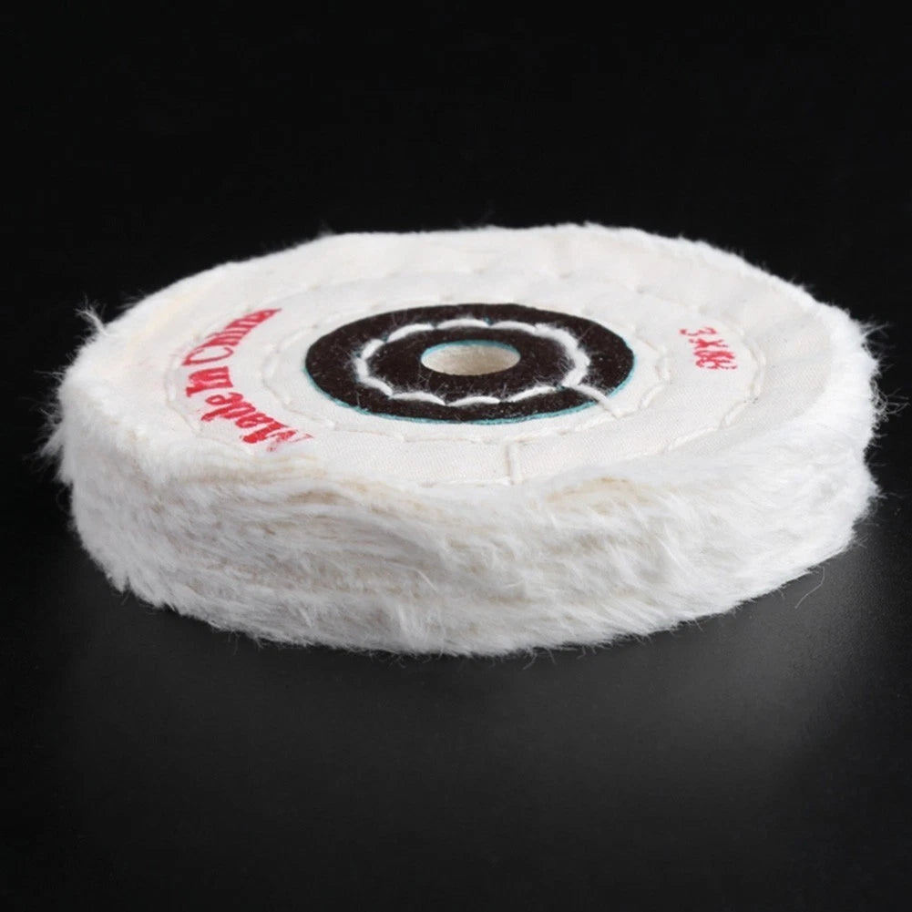 2pcs Cloth Buffing Polishing Wheels for Jewelry Grinder Tool