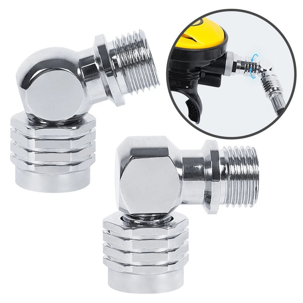 90 Degree Swivel Adapter for Regulator Hose