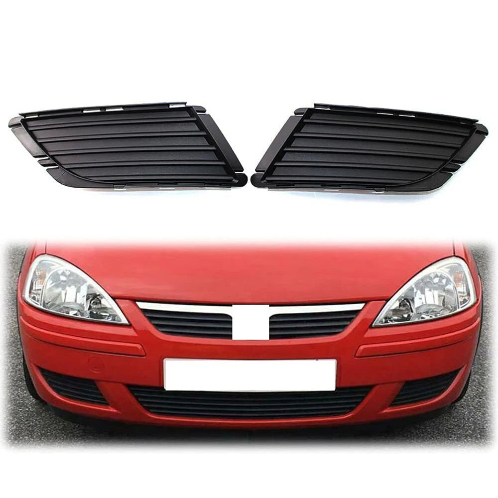 Front Bumper Ventilation Grille for Vauxhall Corsa C (2003–2006) 1400726, 1400727