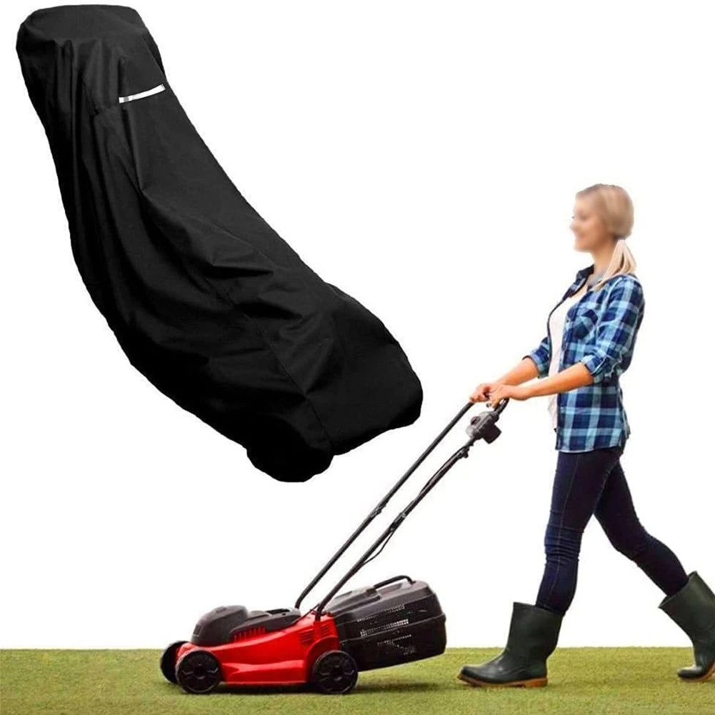 Lawnmower Cover Waterproof 210D with Compact Storage