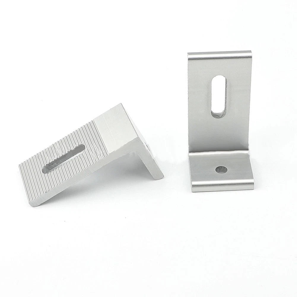 L-type Panel Mounting Bracket for Solar End Clamp (2010–2023)