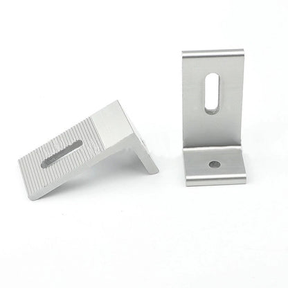 L-type Panel Mounting Bracket for Solar End Clamp (2010–2023)