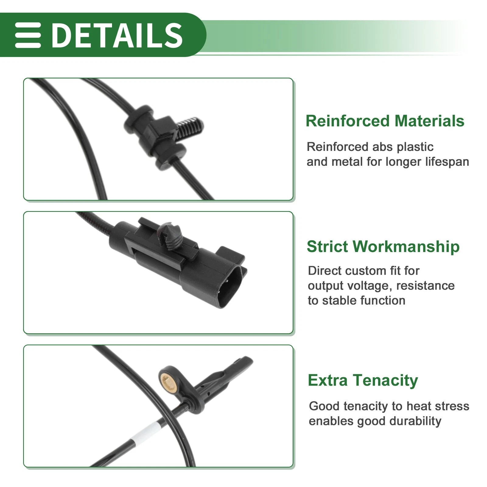 ABS Wheel Speed Sensor No. 22760053 for Cadillac SRX (2013–2016)