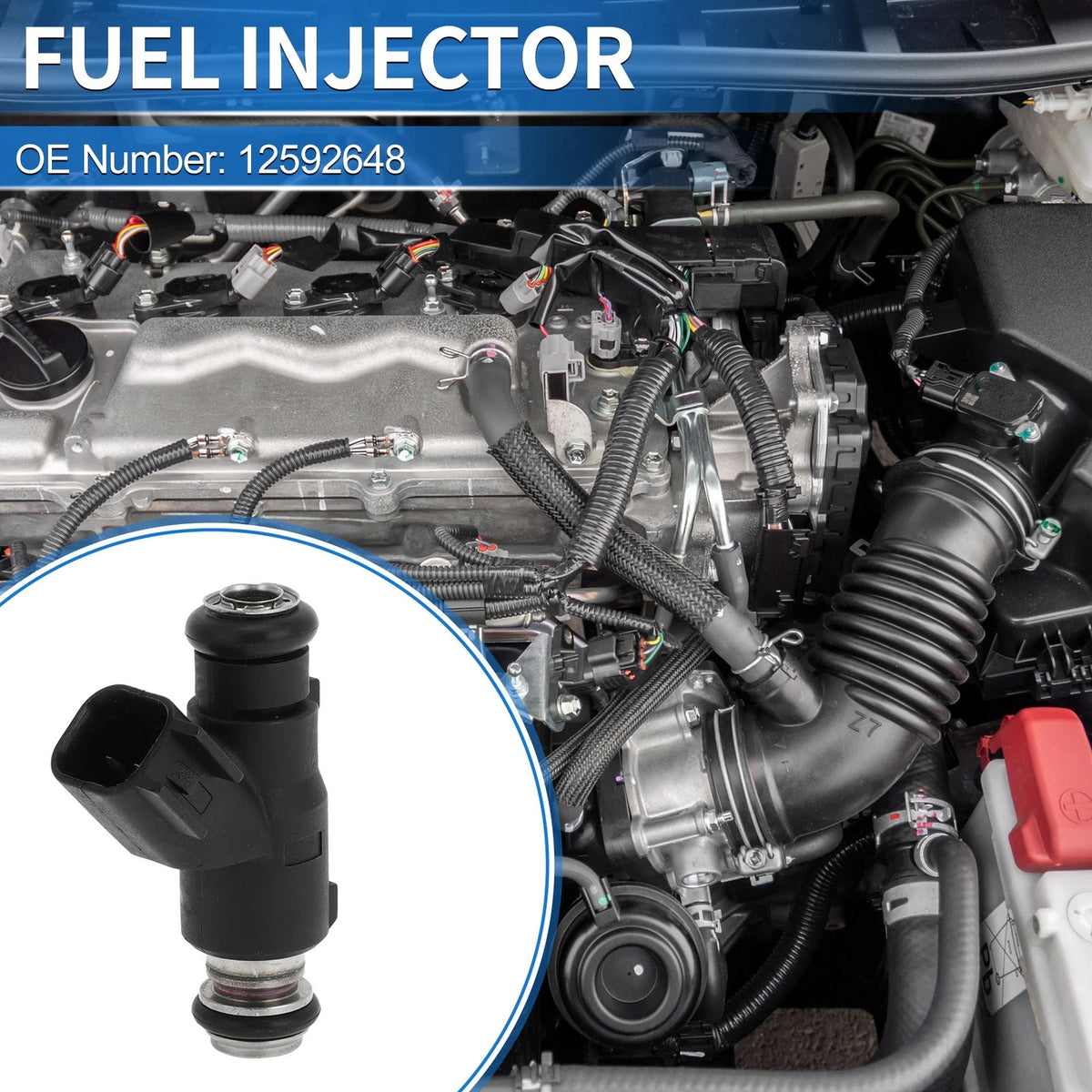 Fuel Injector Replacement for Chevrolet Impala 3.5L 3.9L (2006–2010) 1 Pc