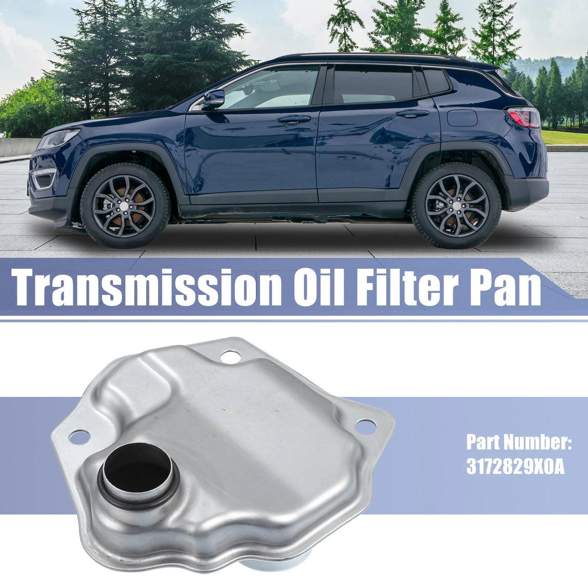 Transmission Filter Oil Pan for Nissan Altima (2013–2016) 3172829X0A