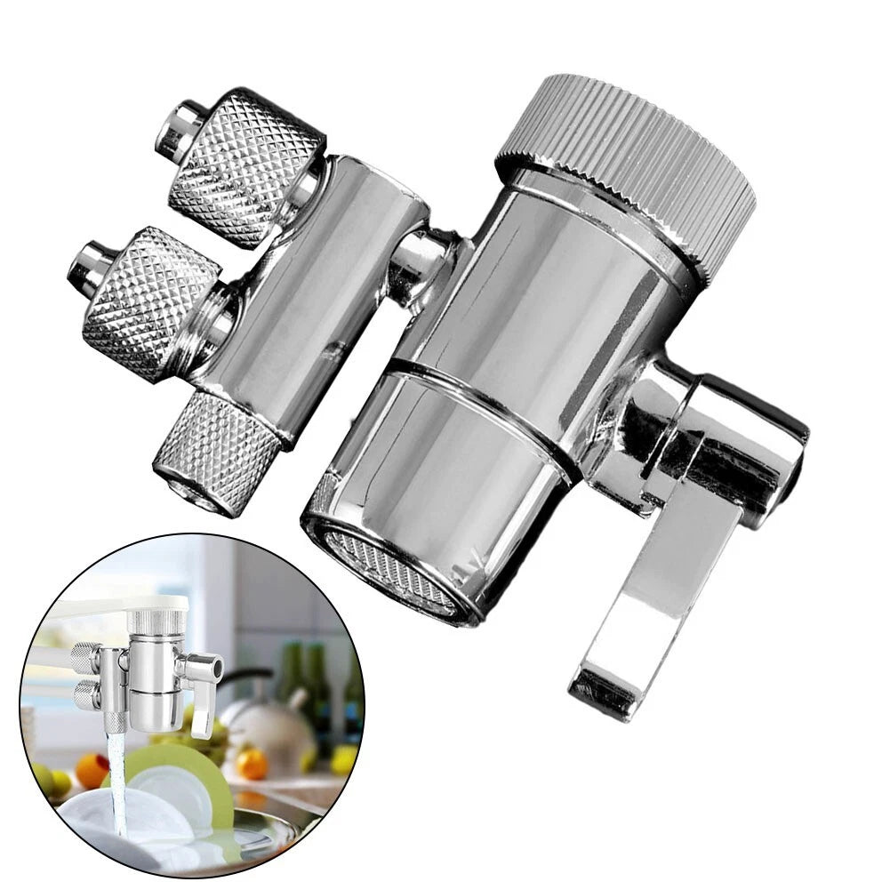 Brass Diverter Valve for eSpring Filter (Two Way Flow)