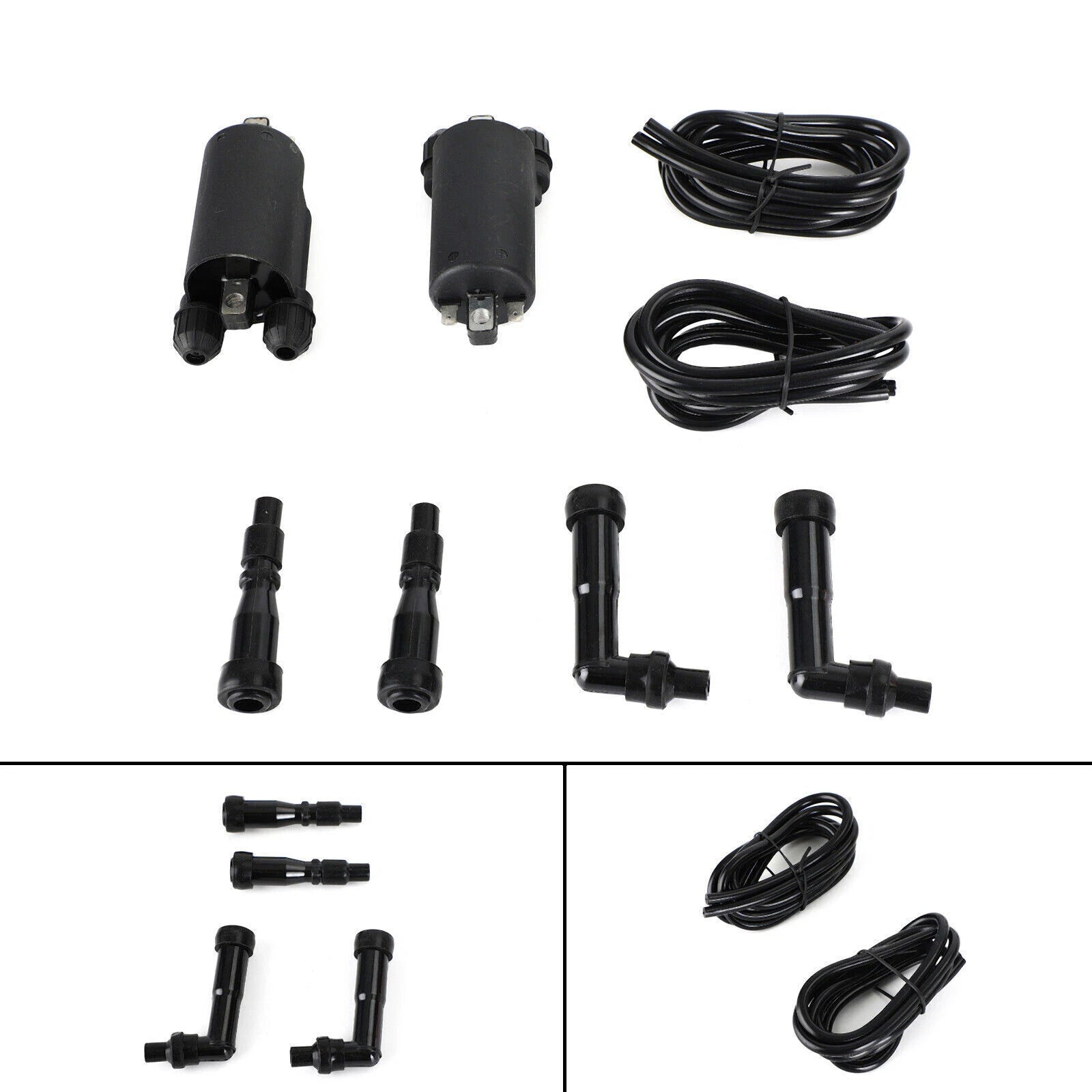 Ignition Coils Caps and Wire for Honda CB750C CB750F CB900C CB900F CB1100F (T9)