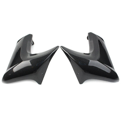 Carbon Surface Radiator Cap Compression Plate for Kawasaki ER6N (2012–2016)