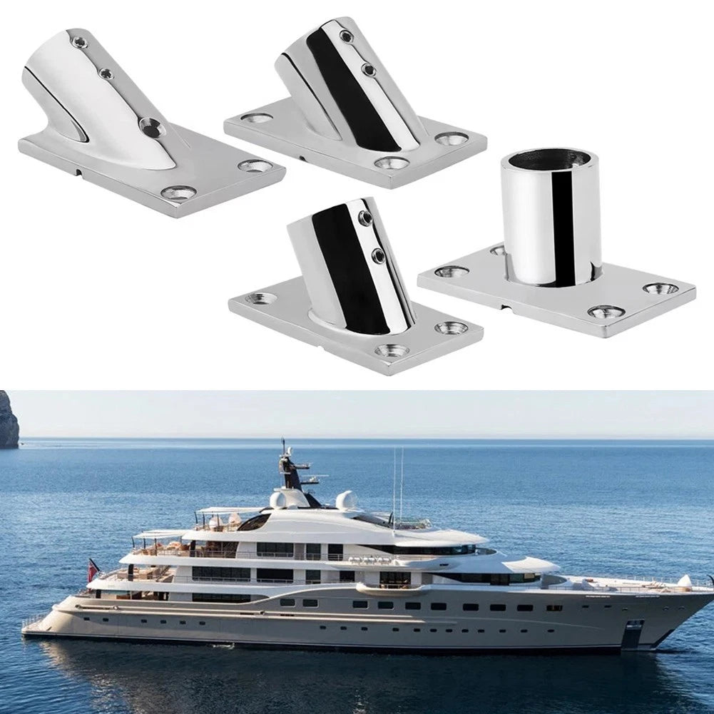 22MM Rectangular Base for Handrails (Marine Grade Stainless Steel)