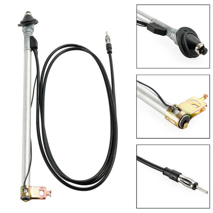 AP73 Manual Lock Down Antenna for Toyota Landcruiser 80 Series (1990–1997)