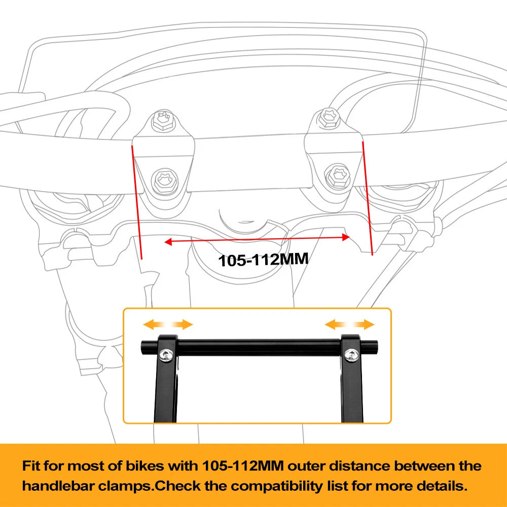 Roadbook Holder Bracket for Beta 125-430 RR (2015–2023)