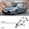 Front Wheel Brake Pad Wear Sensor Replacement for Toyota Highlander (2001–2003)