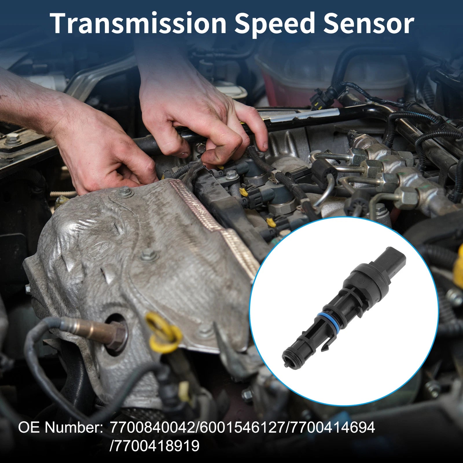 1 Pc Transmission Speed Sensor No.7700840042 for Renault Clio (1999–2006)