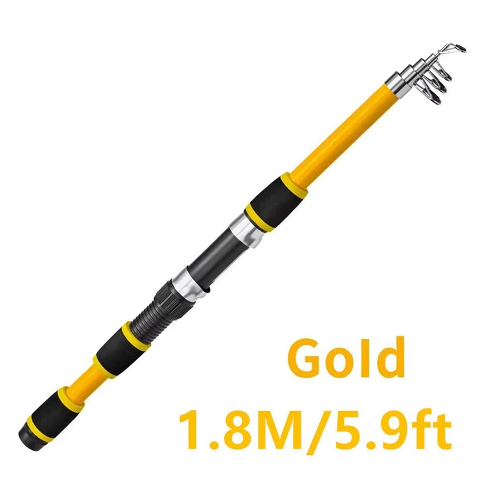 Telescoping Fishing Pole Set with Accessories for Lightweight Use (1)