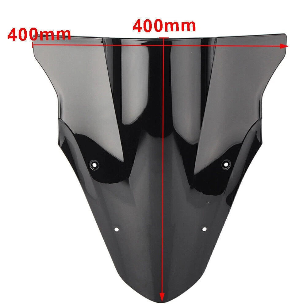 Windshield Windscreen for Kawasaki ER-6F ER650F Ninja 650 (2012–2016) Black