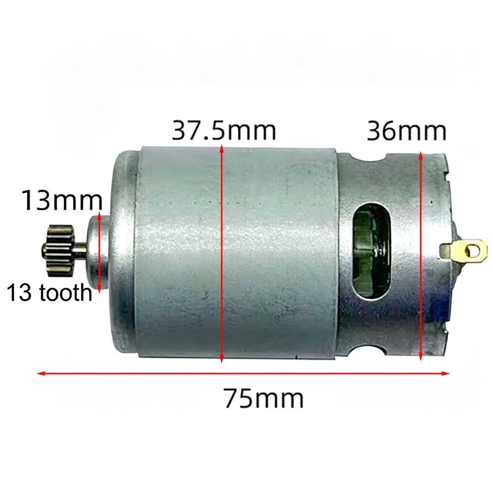 Brushed 550 Type Motor 25V 13T for Electric Drill (Compact)