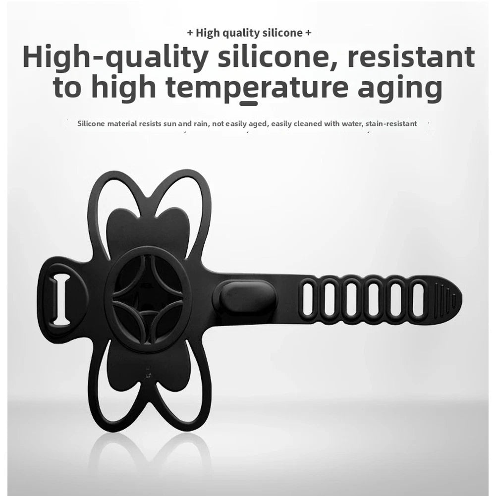 Silicone Phone Mount for Mountain & Road Bikes - Shockproof Holder
