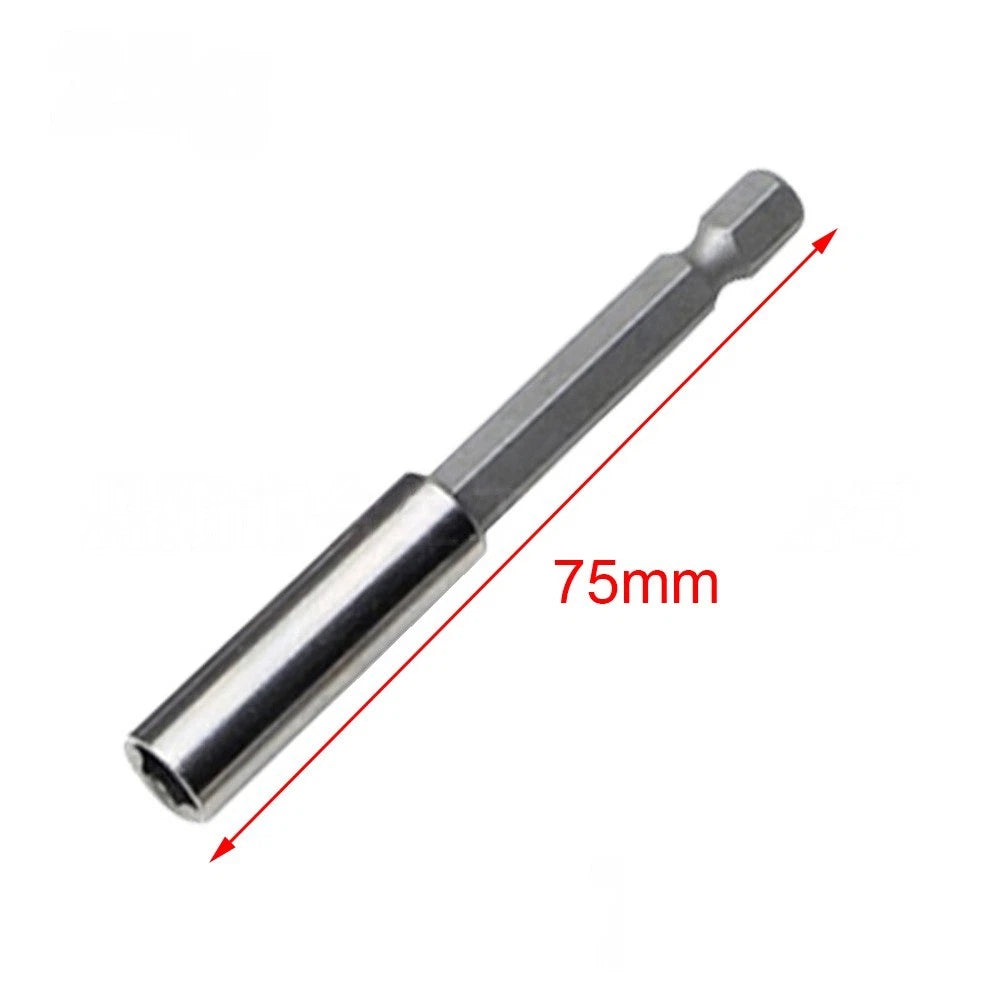 3PC Screw Bit Extension Rods for Quick Change (14 Inch, 75mm, 100mm, 150mm)
