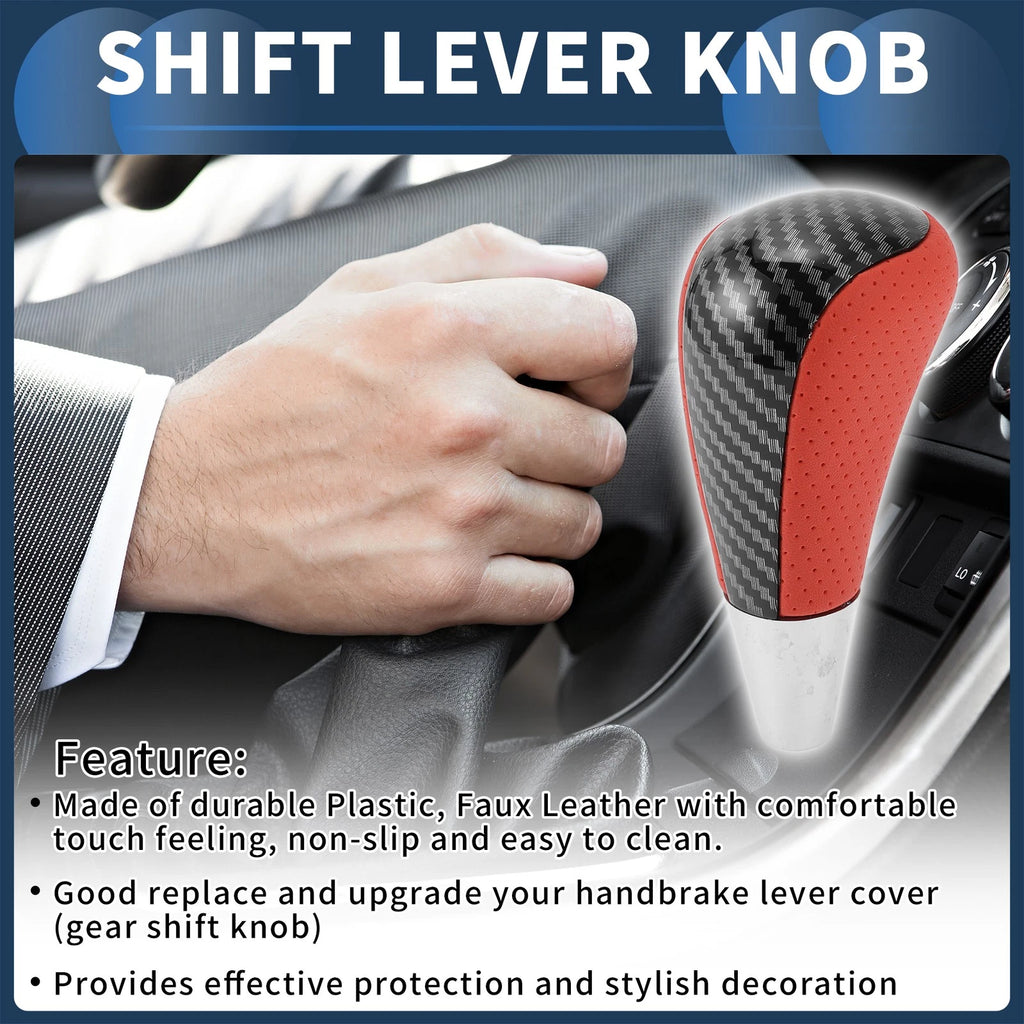 Automatic Gear Shift Knob Replacement for Toyota 4Runner (2003–2021) Faux Leather Black