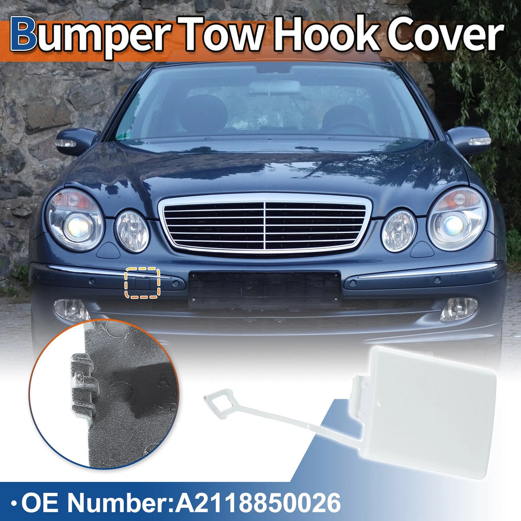 Front Tow Hook Cover Replacement for Mercedes-Benz E-Class (2003–2009)