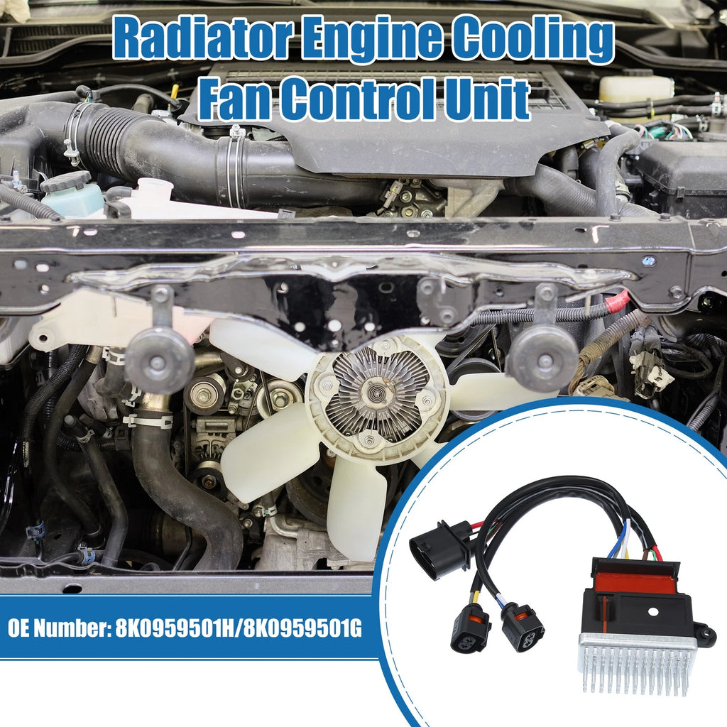 Engine Coolant Fan Control Unit Replacement for Audi A4 (2009–2016)