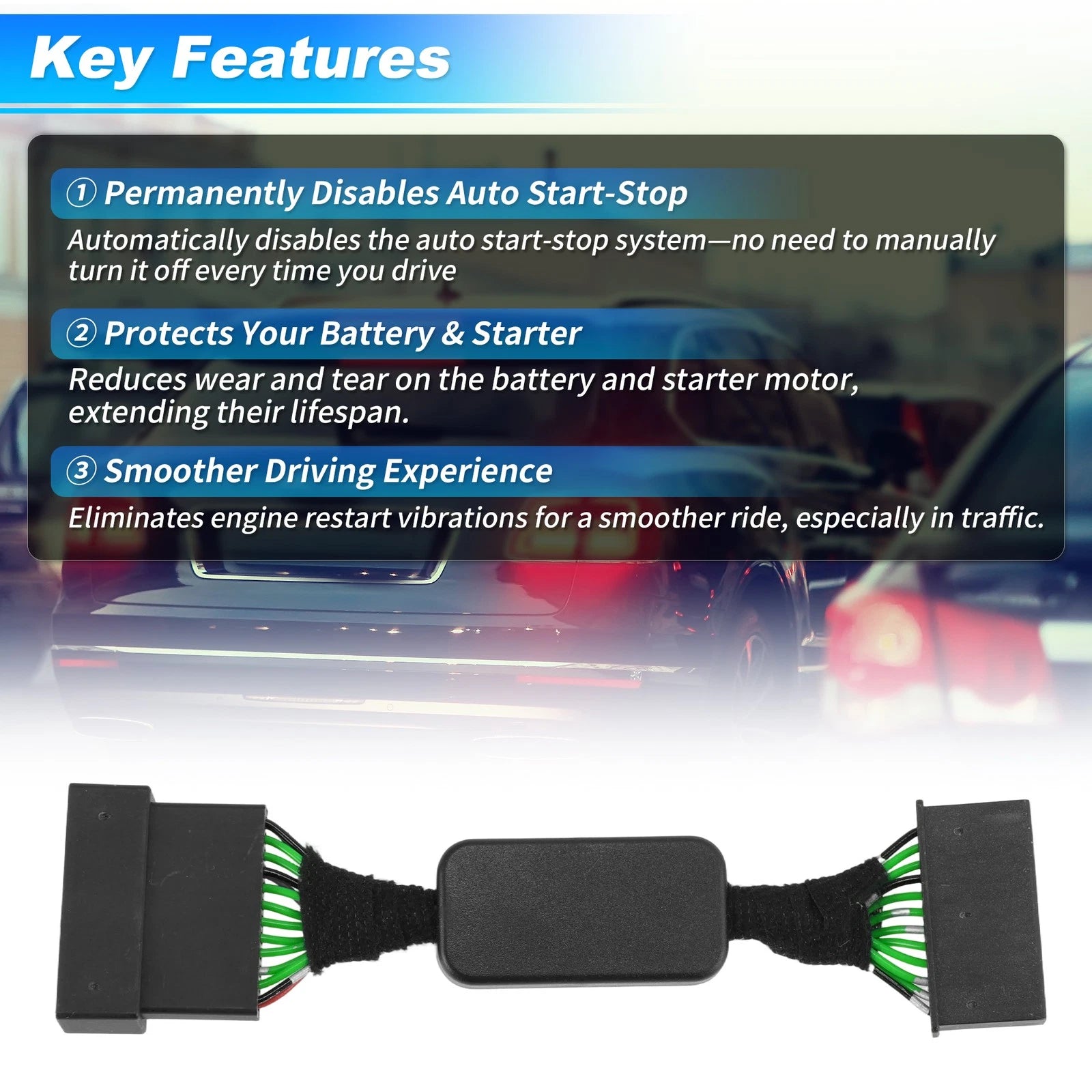 Auto Start Stop Eliminator Disabler Module for Volkswagen Atlas (2017–2019)