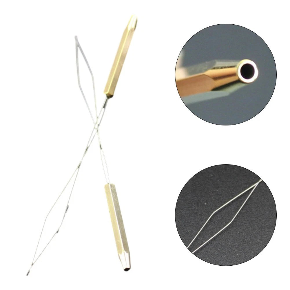 Stainless Steel Bobbin Threader for Fly Tying and Line Winding
