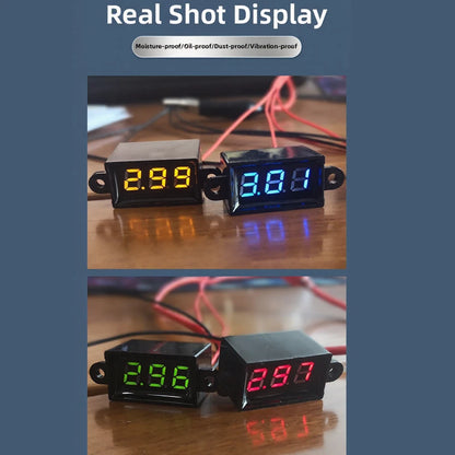 Digital Voltmeter for Automotive Battery Voltage Monitoring
