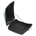 Silver Razor Trunk Backrest Pad for Harley Electra Road Glide King (2014–2025)